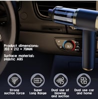 مكنسة كهربائية لاسلكية محمولة 9000 باسكال – متعددة...