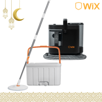 بكج مكنسة البخار المحمولة وممسحة ويكس الذكية