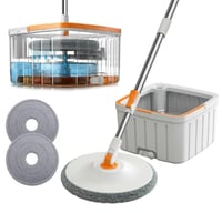 بكج مكنسة البخار المحمولة وممسحة ويكس الذكية