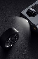 منفاخ هواء الكهربائي للسيارة من بيسوس - رمادي