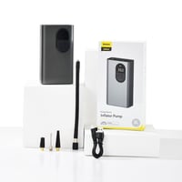 منفاخ هواء الكهربائي للسيارة من بيسوس - رمادي