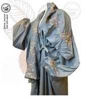 3 شرشف/ جلال صلاة مطرز بارد قطن بشريط حول الخصر.