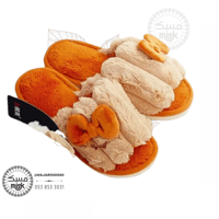 سليبر / شبشب دافئ و أنيق نسائي بألوان زاهية.