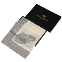 غترة شال ميرينو كشمير الشتوية أصدار 2025 لون رصاصي