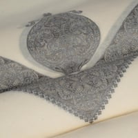 غترة شال ميرينو كشمير الشتوية أصدار 2025 لون رمادي