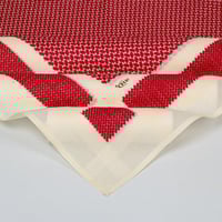 شماغ شتوي احمر بيج شبابي دم الغزال 2025