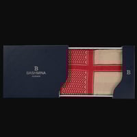 شال باشمينا ملكي فاخر - صوف كشميري 100%