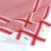 شماغ ديور بريميوم احمر دم الغزال 2026 اخر اصدار