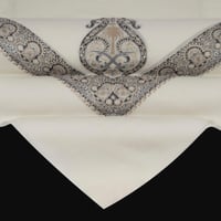 شال باشمينا ملكي فاخر - صوف كشميري 100% - بتصميم ا...