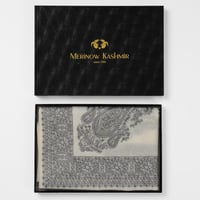 غترة شال ميرينو كشمير الشتوية أصدار 2025 لون رصاصي