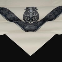 شال باشمينا ملكي فاخر - صوف كشميري 100% - بتصميم ا...