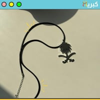 سيفين ونخلة فضي | تعليقة سيارة حديد