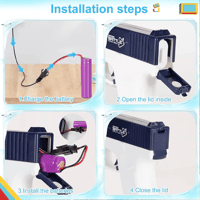 مسدس موية بالبطاريات طلق متواصل | ازرق