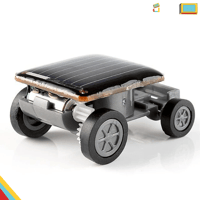 سيارة صغيرة تعمل بالطاقة الشمسية !