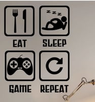 ستيكر قيم سليب ايت اند ريبيت