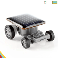 سيارة صغيرة تعمل بالطاقة الشمسية !