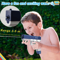 مسدس موية بالبطاريات طلق متواصل | ازرق