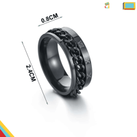 خاتم السلسلة الاسود | I I