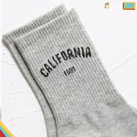 جوارب كاليفورنيا 1991 رمادي - CALIFORNIA 1991