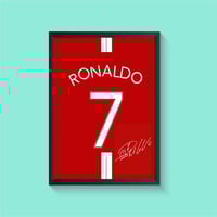لوحة جدارية رونالدو يونايتد
