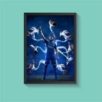 لوحة بنزيما الهلال