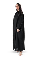 عباية كريب مع تطريز