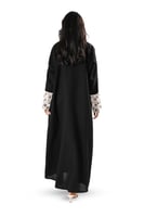 عباية كريب مع تطريز