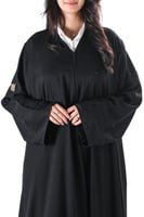 عباية ربع كلوش بفصوص على الكم