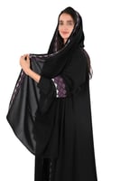 عباية انترنت بتطريز ملون