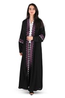 عباية انترنت بتطريز ملون