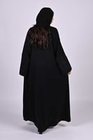 عباية بلاك بيري بتطريز أسود على الاكمام