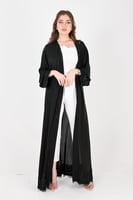 عباية بلاك بيري كلوش بدنتيل