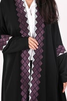 عباية انترنت بتطريز ملون