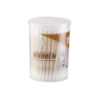 بيبي زون قطن اذن 100 عود خشبي