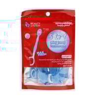 بيوتي سيستم فرشاة ومعجون مع خيط تنظيف الاسنان - 10...