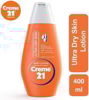 كريم 21 لوشن جسم للبشرة شديدة الجفاف بزيت اللوز وف...