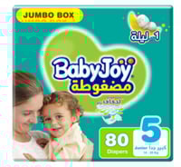 بيبي جوي مقاس 5 - جامبو 80 حفاضة