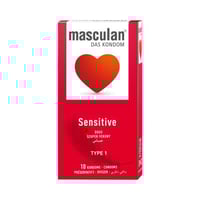 ماسكولان واقي ذكري حساس نوع أول - 10 قطع