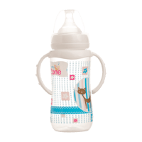 رضاعة بلاستك بيدين 330 مل