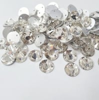 فصوص كريستال مدور مقاس 10 ملم