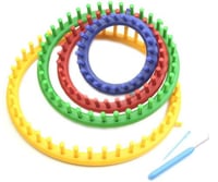 طقم نول كروشية دائري