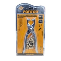 كماشة كبس لتثبيت الآيليت مع كبسون لون ذهبي