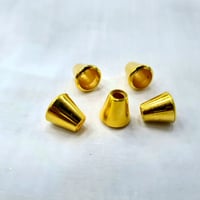 نهايات عقدة الحبال للبناطيل وغيرها اللون ذهبي الدر...