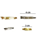 مشبك بروش 3.5سم و 2.5 سم كيس 50 حبه