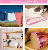 حبال بوليستر ملونه ناعمه 8mm