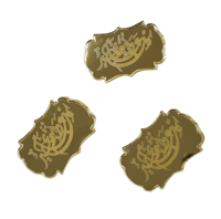 توزيعات اكريليك مقاس3×2 سم الدرزن 12 حبه