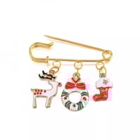 مشبك بحلقات لتعاليق الأطفال والفنيات 12 حبه