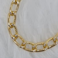 سلاسل معدنيه حجم وسط للاكسسوارات والشنط مقاس 6 مل