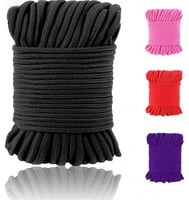 حبال بوليستر ملونه ناعمه 8mm