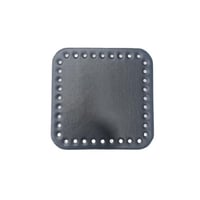 قاعدة جلد شنطه مربعة 15 سم